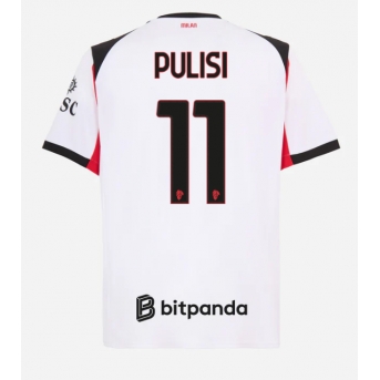 Billige Fotballdrakt AC Milan Christian Pulisic #11 Replika Bortedrakt 2025-26 Kortermet